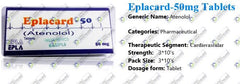 EPLACARD 50MG TAB
