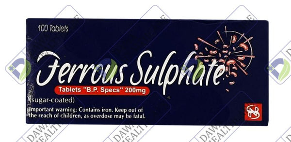 FERROUS SULPHATE 200MG TAB