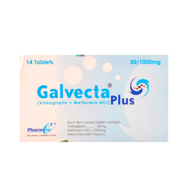 GALVECTA PLUS 50MG+1000MG TAB