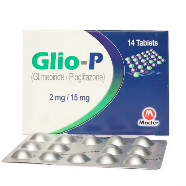 GLIO-P 15MG+2MG TAB