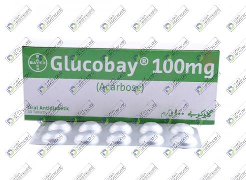 GLUCOBAY 100MG TAB