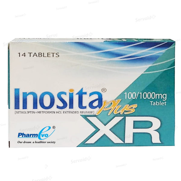 INOSITA XR 100MG+1000MG TAB