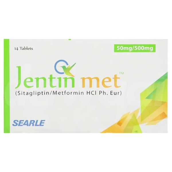 JENTIN MET 50MG+500MG TAB