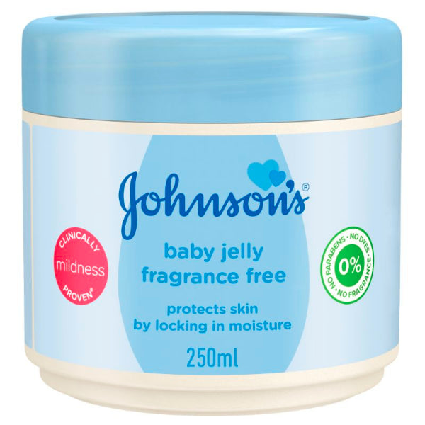 JOHNSONS BABY JELLY FRAGNANCE FREE 250ML