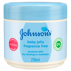JOHNSONS BABY JELLY FRAGNANCE FREE 250ML