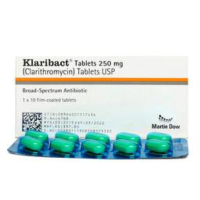 KLARIBACT 250MG TAB 10S