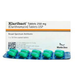 KLARIBACT 250MG TAB 10S