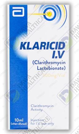 KLARICID IV INJ 500MG