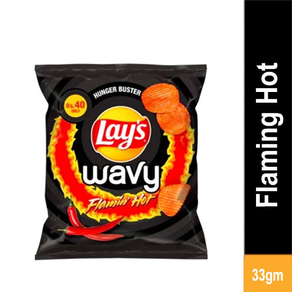 LAYS WAVY FLAMIN HOT 40 RS BLACK