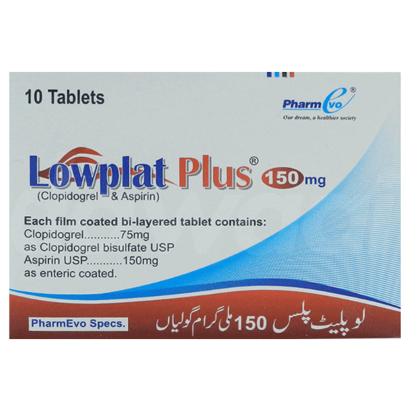 LOWPLAT PLUS 150MG+75MG TAB