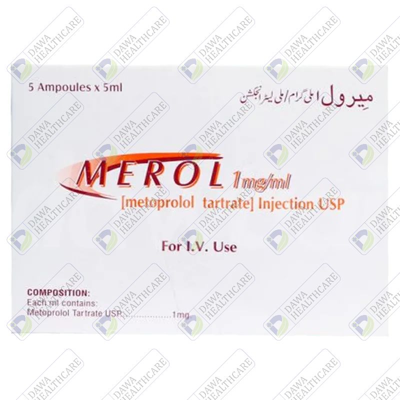 Lopressor Inj Metoprolol5mgml – Dawa Healthcare