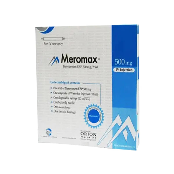 MEROMAX 500MG INJ – Dawa Healthcare