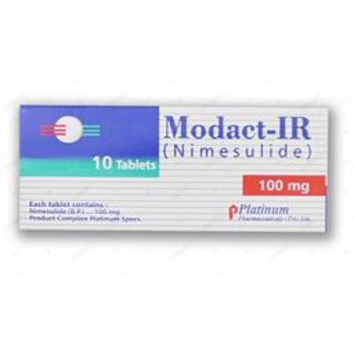 MODACT-IR 100MG 10S