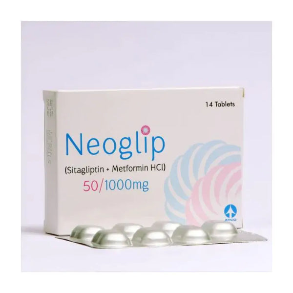 NEOGLIP 50MG+1000MG TAB