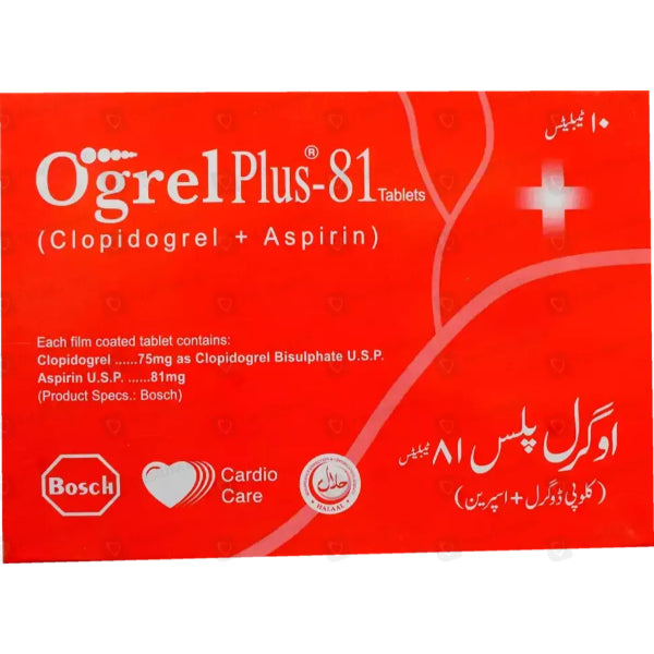 OGREL PLUS-81 81MG+75MG TAB
