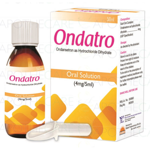 ONDATRO 4MG/5ML ORAL SOLUTION