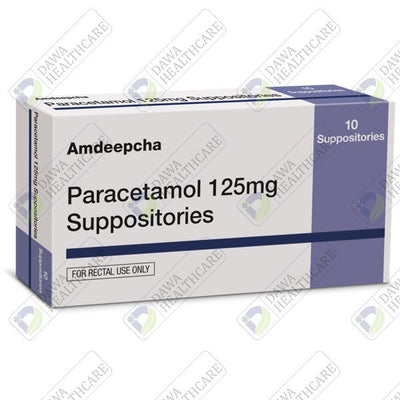 PARACETAMOL 125 MG SUPPOSITORY