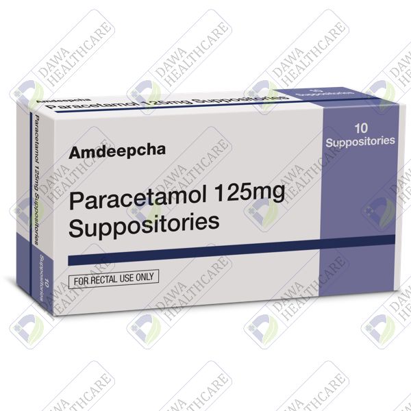 PARACETAMOL 125 MG SUPPOSITORY