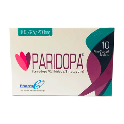 PARIDOPA 100+25+200MG TAB