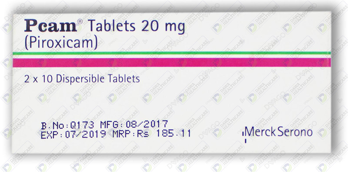 PCAM 20MG TAB – Dawa Healthcare