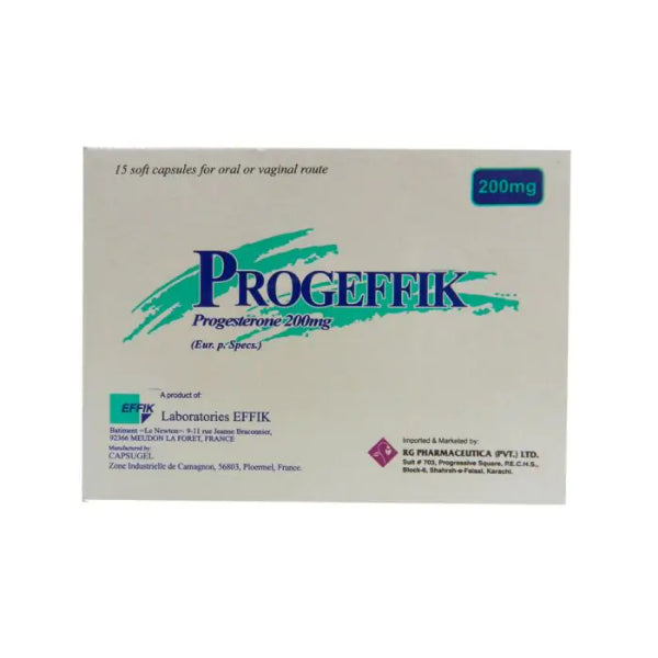PROGEFFIK 200MG CAP 15S
