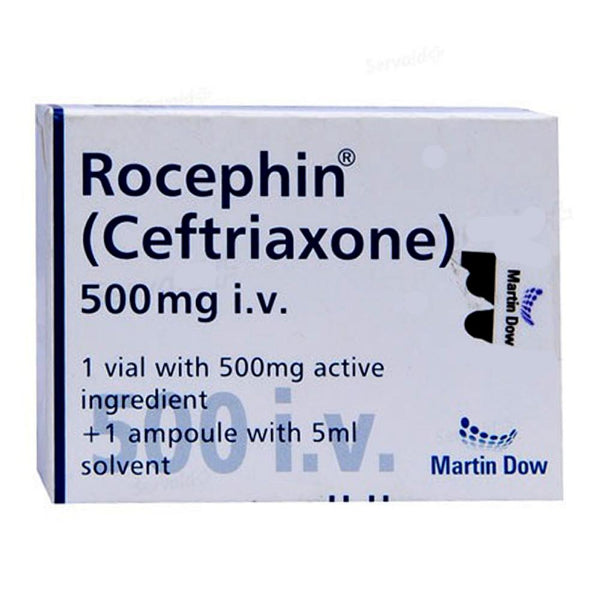 ROCEPHIN 500 MG INJ