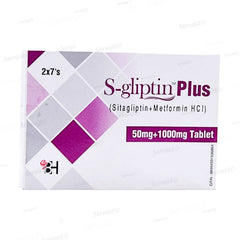 S-GLIPTIN PLUS 50MG+1000MG TAB