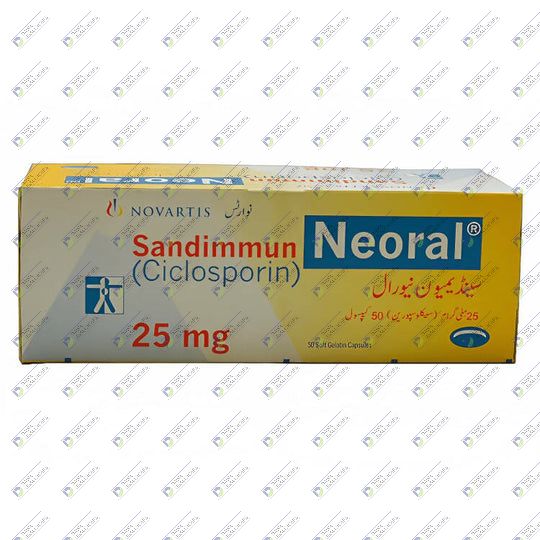 SANDIMMUN NEORAL 25MG CAP