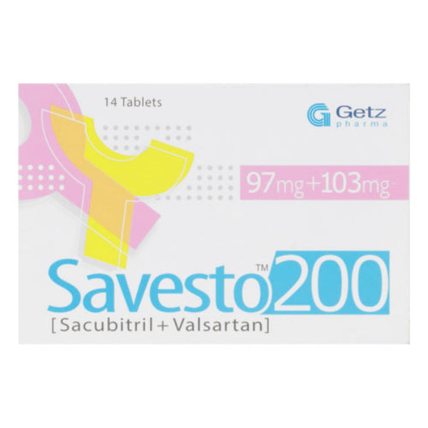 SAVESTO 200MG TAB (97MG+103MG)  14S