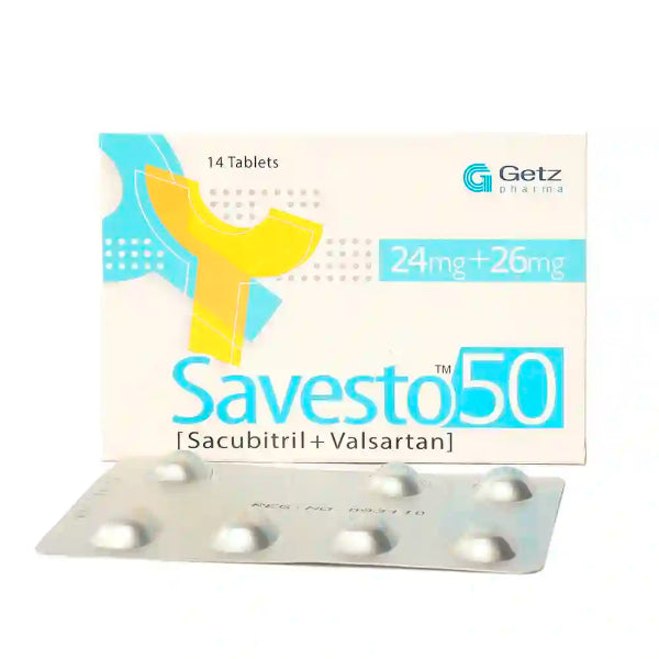 SAVESTO 50 TAB 24+26MG