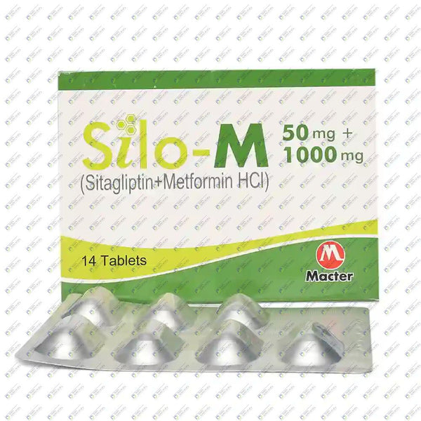 SILO-M 50+1000MG TAB