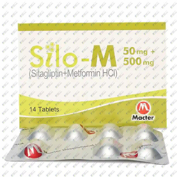 SILO-M  50+500MG TAB