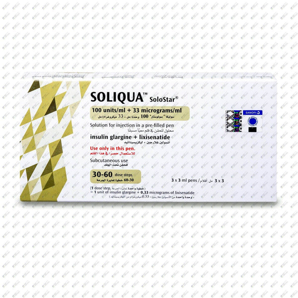 SOLIQUA PEN (100IU/33MCG) 1S