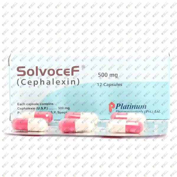 SOLVOCEF 500MG CAP