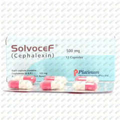 SOLVOCEF 500MG CAP
