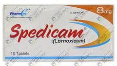 SPEDICAM 8MG TAB