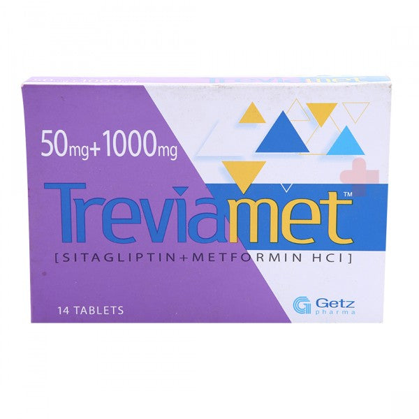 TREVIAMET 50MG+1000MG TAB