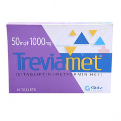 TREVIAMET 50MG+1000MG TAB